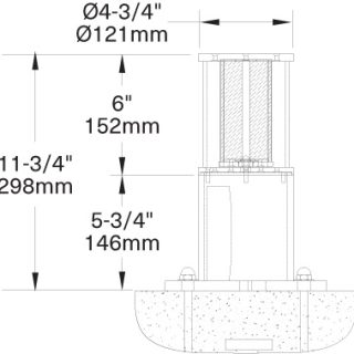 Bollard_Tri-Fin_Short